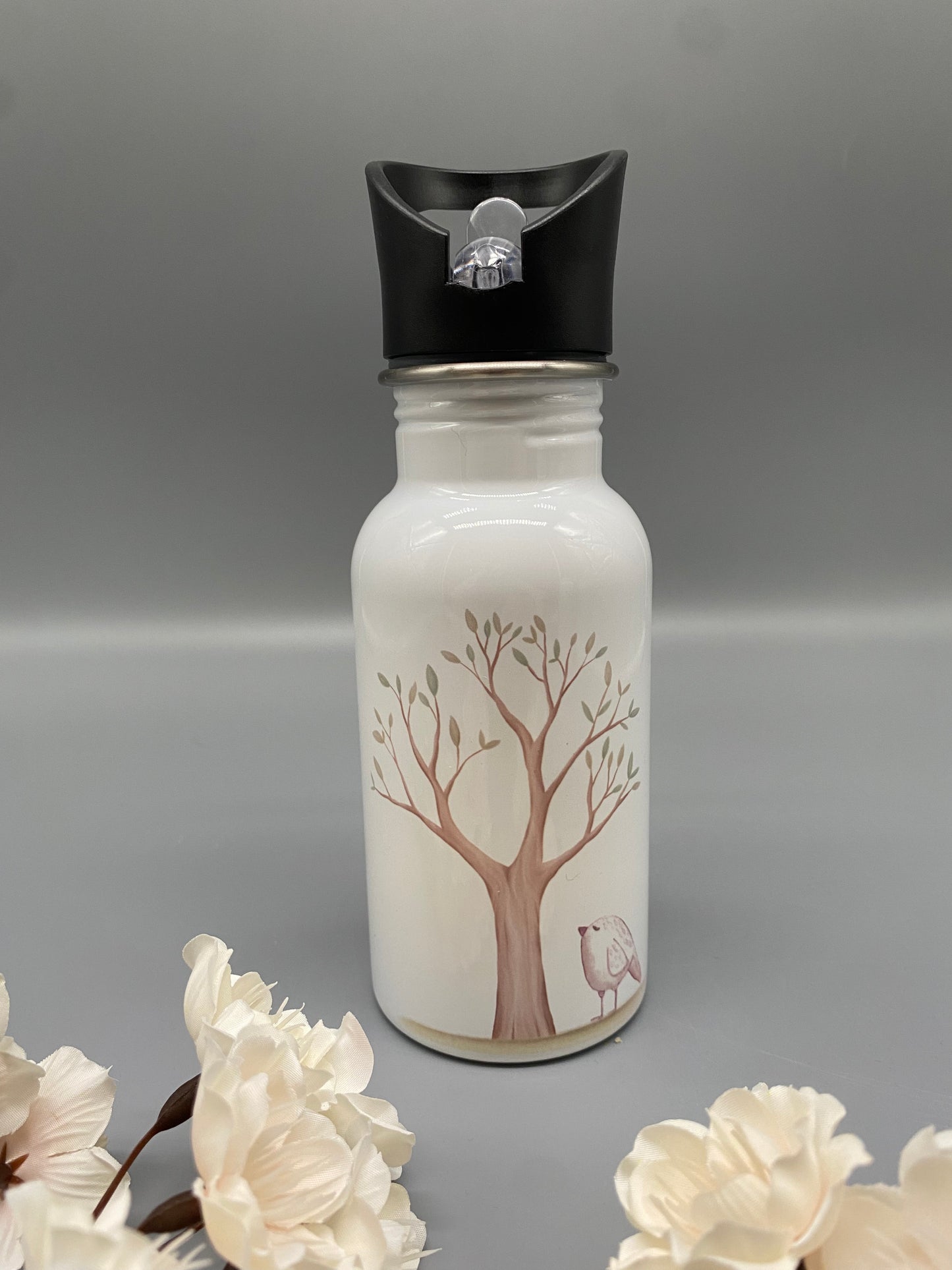 Trinkflasche mit Name * Waldtiere * Personalisierte Trinkflasche * Kindertrinkflasche *